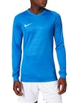 Nike M Nk Dry Tiempo PREM JSY LS Long Sleeved T-Shirt - Royal Blue/White/Small