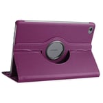 360 Degree Rotating Smart PU Leather Cover for Huawei MediaPad M5 Lite 10 BAH2-W09 / W19 / L09 10.1 inch tablet Funda Case-Violet