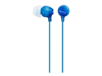 Sony MDR-EX15LP - EX Series - hörlurar - inuti örat - kabelansluten - 3,5 mm kontakt - blå