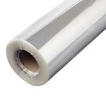 We Can Source It Ltd - 80cm Wide Clear Cellophane Roll - Florist Craft Film Wrap - Gift Hampers Christmas - 50 Meters