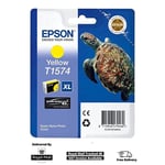 Genuine Epson T1574 Yellow Inkjet Cartridge for Stylus Photo R3000 -C13T15744010