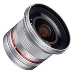 Samyang 12mm F2.0 NCS CS Ultra Wide Angle Lens for Sony E Mount Silver New