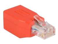 StarTech.com Cat6 Cable - Cat6 Crossover Adapter - GbE - Red - Ethernet Network Cable (C6CROSSOVER) - Korskopplad adapter - RJ-45 (hane) till RJ-45 (hona) - CAT 6 - röd