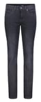 MAC Jeans Melanie New Jean Droit, Bleu (Dark Wash Blue Black D869), W30/L30 (Taille Fabricant: 38/30) Femme