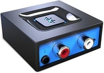 Esinkin Bluetooth Audio Adapter, HIFI Bluetooth Receiver, Bluetooth to Phono RCA