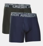 Under Armour O Series 6" Boxerjock 2-Pack, Midnight Navy - S