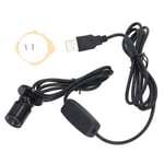 5V Mini Spotlights Ljusa USB-dimmbara LED-spotlight med 2m Kabel för Vitriner Smyckeskåp Veranda Naturligt Ljus 4000K
