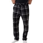 Björn Borg Core Pyjama Pants Svart/Rutig bomull X-Large Herr