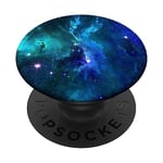 Blue Galaxy Popsocket Cool Jade Blue PopSocket Blue Galaxy PopSockets Swappable PopGrip