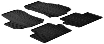 Gummimattor lampliga for Opel Zafira B från 2005 till 2011 TDesign 4delad monteringsklammor