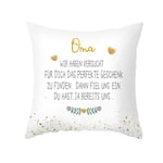 jieGorge To The Elder Sofa Bed Home Pillow Case Cushion Cover Filling Inner, Pillow Case for Easter Day (D)