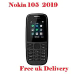 Nokia 105 (4th Edition) 1.77 Inch UK SIM Free Feature Phone (Single SIM) – Black