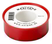 Unipak Maxitape Gängtätningstejp 12 m x 12 mm x 0,1 mm