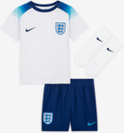 Nike Baby/toddler Football Kit England 2022/23 Home Fanikauppa jalkapallo WHITE/BLUE FURY/BLUE VOID