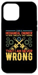 Coque pour iPhone 12 Pro Max I'm A Mechanical Engineer Gears Engineering Job Titiles