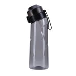 Vatten flaska 7 smak kapslar luft vatten flaska svart 650ml luft starter uppsättning vatten kopp för camping sport