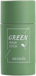 Green Tea Purifying Clay Stick Mask Oil Control Anti-Acne Eggplant Solid Fine,