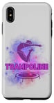 Coque pour iPhone XS Max Trampoline de gymnastique acrobatie moderne pour fans de sport