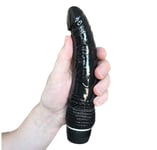 Vibrator Dildo 6 Inch G-SPOT CURVED Black Vibe Realistic Ladies Sex Toy £5 LUBE
