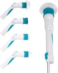 Beldray Extendable Cordless Scrubber Pro With 4 Interchangeable Rotating Heads