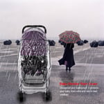 Windproof Baby Buggy Stroller Rain Cover Transparent Pushcha