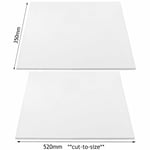 Shelf Clear Crisper Cover Cut to Size for LEC NEW WORLD SWAN Fridge x 2