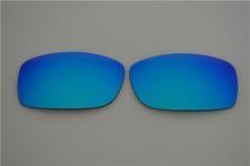 NEW POLARIZED REPLACEMNT ICE BLUE LENS FOR OAKLEY SLIVER STEALTH SUNGLASSES