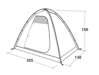 Outwell Free-Standing Inner Tent, Tent / Awning Compatible, Sleeps 3, 2.7kg
