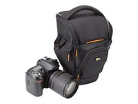 Case Logic SLR Camera Bag - Étui pour appareil photo avec objectif zoom - nylon - noir - pour Nikon D90; Olympus E-520; Pentax K2000; Sony a DSLR-A200, A300, A350, A700, A900