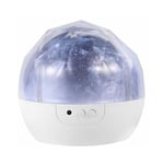 LIVE HOUSE Usb Smart Rotating Projector Lamp Night Light Starry Sky Moon Diamond Cut Salon Chambre