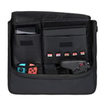 Konix Mythics Sacoche à bandoulière de protection et transport Messenger Bag console et accessoires Nintendo Switch, Switch Lite et Switch OLED - Noir