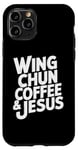 Coque pour iPhone 11 Pro Café Wing Chun et Jésus