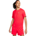 Nike Miler Løpe T-skjorte Herre - Rød - str. 2XLT