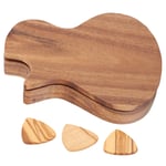 (Large Guitar Pick Set)Wooden Guitar Picks Box Set For Acoustic Guitars SG5