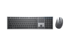 Dell Premier Wireless Keyboard and Mouse KM7321W - sats med tangentbord och mus - QWERTY - brittisk - Titan gray Inmatningsenhet