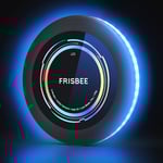 Laddningsbar LED-frisbee - 16 miljoner färger RGB - Smarta lägen - Automatisk tändning - Rolig present till jul, födelsedag och camping blue