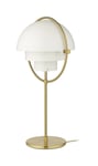 Multi-Lite Table Lamp - White Semi Matt/Brass