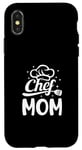 Coque pour iPhone X/XS Chef Mom Culinary Mom Restaurant Famille Cuisine Culinaire Maman