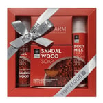 Bodyfarm Mini Gift Set Sandalwood Shower Gel & Body Lotion & Soap