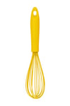 Premier Housewares Hand Whisk Wisk For Mixing Yellow Whisk For Baking Silicone Whisk Hand Whisker Hand Whisk Manual Plastic Whisk 31x6x6
