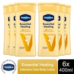 Vaseline Intensive Care Body Lotion, Essential Healing, 6 Pack, 400ml