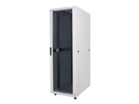 Intellinet Network Cabinet, Free Standing (Standard), 16U, Usable Depth 123 to 373mm/Width 503mm, Grey, Flatpack, Max 1500kg, Server Rack, IP20 rated, 19, Steel, Multi-Point Door Lock, One Lock Per Side Panel, Three Year Warranty - Rack skap - grå, RAL 7035 - 16U - 19