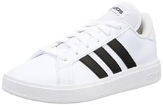 adidas Femme Grand Court Baskets, Ftwr White/Core Black/Ftwr White, 36 2/3 EU