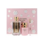 Prada La Femme L'Eau Giftset EDT Spray 100ml+EDT Spray 10ml+Body Lotion 100ml