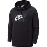 NIKE Optic Graphic Sweatshirt - Black/Htr/Anthracite, 2X-Large