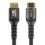 SiGN Premium HDMI 2.1 Kabel 8K, 1m - Svart