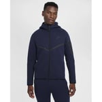 Nike Luvtröja Tech Fleece 24 FZ Vindjacka - Obsidian/Svart, storlek X-Small