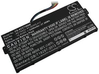 Kompatibelt med Acer Chromebook R11 CB5-132T-C4LB, 10.8V, 3450 mAh
