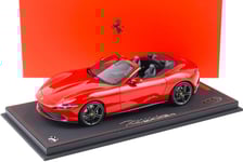1:18 BBR Ferrari Roma Spider Rosso Corsa 322 Rouge - Limité 78 Pcs.
