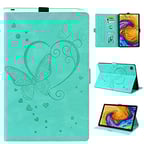 Auslbin Coque Lenovo Tab M10 FHD Plus 10.3 Pouces Étui de Cuir PU avec Fonction Support et Sommeil/Réveil Auto Housse de Protection Tablette pour Lenovo Tab M10 Plus TB-X606X/X606F,Vert